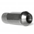 Circuit Performance Forged Steel Extended Hex Lug Nut For Aftermarket Wheels 1 2 -20 Hyper Black 20 Piece Set Tool