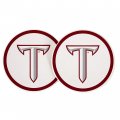 Troy University Absorbent Sandstone Car Cup Coasters Set Of 2 Cardinal Team Merch 5 In Diameter Drink Mats For Vehicle Holders 