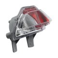 Rear Left Passenger Bumper Reflector Light Lamp For Toyota Rav4 2016 2018 Red Lens Black Shell 