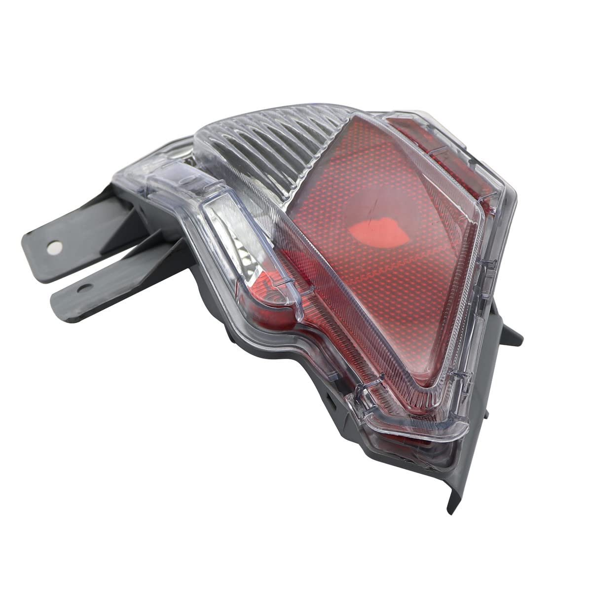 Rear Left Passenger Bumper Reflector Light Lamp For Toyota Rav4 2016 2018 Red Lens Black Shell