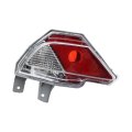 Rear Left Passenger Bumper Reflector Light Lamp For Toyota Rav4 2016 2018 Red Lens Black Shell