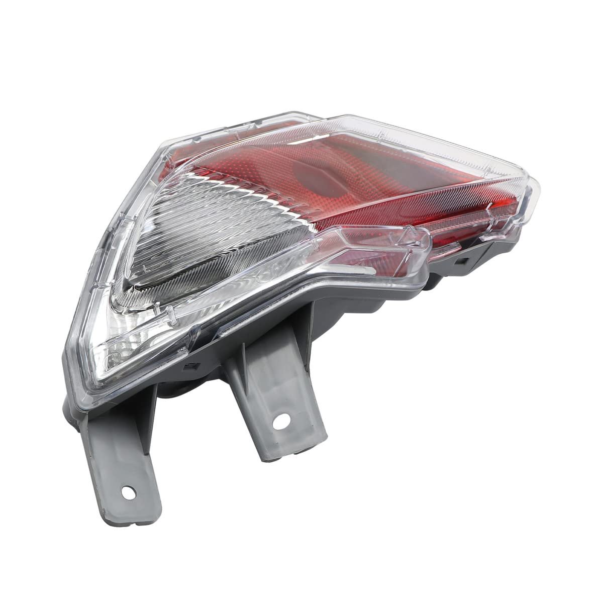 Rear Left Passenger Bumper Reflector Light Lamp For Toyota Rav4 2016 2018 Red Lens Black Shell