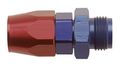 Fragola 3000 Series Direct Fit Straight Hose End -6 An W Threads Black 