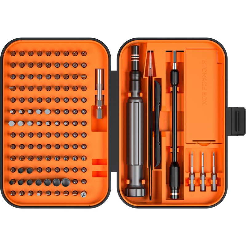 Precision Screwdriver Set 150 In 1 Magnetic Repair Tool Kit With Flexible Shaft And Extension Rod For Mobile Phone Game Console