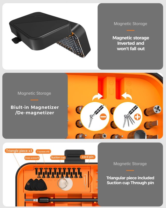 Precision Screwdriver Set 150 In 1 Magnetic Repair Tool Kit With Flexible Shaft And Extension Rod For Mobile Phone Game Console