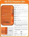 Precision Screwdriver Set 150 In 1 Magnetic Repair Tool Kit With Flexible Shaft And Extension Rod For Mobile Phone Game Console