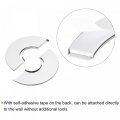 Uxcell Wall Split Flange 201 Stainless Steel Round Escutcheon Plate For 51mm Diameter Pipe 3pcs