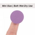 Uxcell 25pcs 1-inch Purple Sanding Discs 400 Grits Hook And Loop Professional Aluminum Oxide Sand Paper Mini Size For Wood