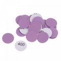 Uxcell 25pcs 1-inch Purple Sanding Discs 400 Grits Hook And Loop Professional Aluminum Oxide Sand Paper Mini Size For Wood