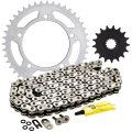 Niche Drive Sprocket Chain Combo For Suzuki Gsxr1000 Front 17 Rear 43 Tooth 520v O-ring 112 Links