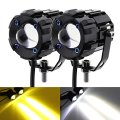 Nc Honleex Dc8-80v Driving Led Lights 60w Double Color White 6000k High Bean Amber 3000k Low Beam Fog Sport With Lens 