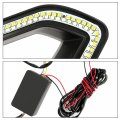 Kuafu Front Led Grille Lights Compatible With 2015-2019 Dodge Charger Daytona Srt Scat Pack Sxt R T Bumper Grill Lamps Smoke