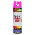 Aervoe 229 Fluorescent Survey Marking Paint Aerosol 17 Ounce Pink 