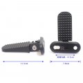 Minho Motorcycle Bike Scooter Rear Passenger Foot Peg Footrest Pedal Bracket Stand Support Kit