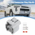 X Autohaux 1 Set 2 Pin No 9098011051 Reverse Light Switch Connector Adapter Plug Clip Kit Replacement For Toyota