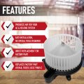 Hvac Heater Blower Motor With Fan Assembly By Aa Ignition Compatible 2011-2016 Ford F-250 F-350 F-450 F-550 Super Duty 09-13