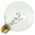 Satco S7005 Medium Bulb In Light Finish 5 00 Inches Clear 