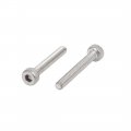 Uxcella M2x12mm 0 4mm Pitch 304 Stainless Steel Hex Socket Head Cap Screw Din912 120pcs