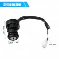 X Autohaux 1 Set Motorcycles Ignition Key Switch For Kawasaki Bayou 250 Klf250a 2004-2011 27005-0002