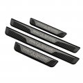 Gzbftdh Car Door Sill Scuff Protector For Mazda Cx-50 Cx50 2023 2024 Accessories Carbon Entry Guard Plate Trim Cover Auto