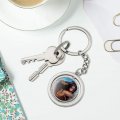 Graphics More Wonder Woman Movie Battle Keychain Spinning Round Chrome Plated Metal