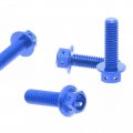Autobahn88 Motorcycle Brake Master Cylinder Bolt Dress-up Kit Compatible With Suzuki Gsx1300r Hayabusa 2008-2018 Blue Set Of 4