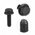 Uxcell M6x20mm Hex Flange Bolts 20pcs 10 9 Grade Carbon Steel Hexagon Head Screws