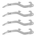 4 Pack Fire Hose Spanner Wrench Universal Aluminum Equipment 11-7 8 Length 