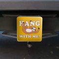 Hang With Me Sloth Funny Humor Tow Trailer Hitch Cover Plug Insert For 1 25 In Receivers Black Abs Plastic Uv Resistant Resin