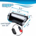 Hqrp 8 Led Car Deck Truck Dash Strobe Flash Warning Light Emergency 12v 4 Blue Plus Red Leds Coaster