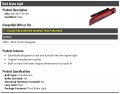 3rd Third Brake Light Lens Compatible With 2003-2018 Lincoln Navigator