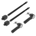 4pcs Front Inner Outer Tie Rod Ends Kit Suspension Steering End For Ram 1500 2013-2018 Drag Link No Ev800958 Es801123 