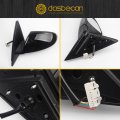 Dasbecan Left Driver Side Mirror For 2016 2017 2018 Kia Optima Rearview With Signal Light Power Glass Manual Folding Black