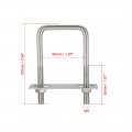 Uxcell Square U-bolts 1 97 50mm Inner Width 100mm Length M8 304 Stainless Steel U Bolt With Nuts Frame For Boat Trailer