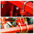 Uxcell Square U-bolts 1 97 50mm Inner Width 100mm Length M8 304 Stainless Steel U Bolt With Nuts Frame For Boat Trailer