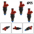 Topteng 4pcs Car Fuel Injectors Fit For Saab 1999-2001 9-3 0l 1994-1998 9000 3l 900 2