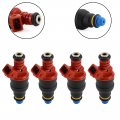 Topteng 4pcs Car Fuel Injectors Fit For Saab 1999-2001 9-3 0l 1994-1998 9000 3l 900 2