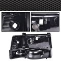 Headlights Assembly Front Headlamp W Corner Signal Lamp Bumper Lamps For Ford F150 Bronco 1992-1996 Fit F250 F350 1992-1997 