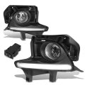 Dna Motoring Fl-ztl-247-ch Led Drl Fog Light With Bezel Switch Driver Passenger Side Enhance Visibility For 14-16 Toyota 