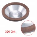 Uxcell 100x32x20x10x3mm Resin Bond Cup Diamond Grinding Wheel 320 Grit For Carbide Metal