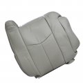 Secosautoparts Passenger Top Lean Back Seat Cover Pewter Gray Compatible With Chevy Tahoe Suburban Silverado Avalanche Gmc