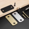 Door Strike Plate 2 24 X 0 98 Stainless Steel Hole Deadbolt Blank Cover With 20 40mm Screws For Fixing Wooden Doors Silver 