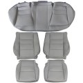 Secos Front Seat Cover Rear Bottom Leather Gray For Honda Accord 2008 2009 2010 2011 2012 