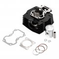 Topteng 50mm Cylinder Piston Gasket Top End Rebuild Kit 14mm For Suzuki Ax-100 2-stroke Engine