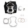 Topteng 50mm Cylinder Piston Gasket Top End Rebuild Kit 14mm For Suzuki Ax-100 2-stroke Engine