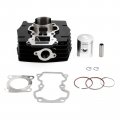 Topteng 50mm Cylinder Piston Gasket Top End Rebuild Kit 14mm For Suzuki Ax-100 2-stroke Engine