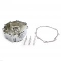 Htt- Chrome Left Engine Stator Cover See Through For 2008-2011 Cbr 1000rr W Gasket