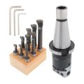 2 Nmtb 40 Boring Head Set With 9pcs 1 C6 Bars Precision Tool Kit For Vertical Horizontal Machines 