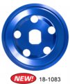 Billet Alternator Pulley Half For Vw Blue Compatible With Dune Buggy