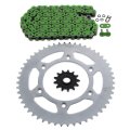 Fits Honda Crf250x 250 X Green O Ring Chain And Sprocket 13 52 114l